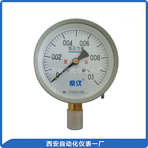 YO100氧气压力表